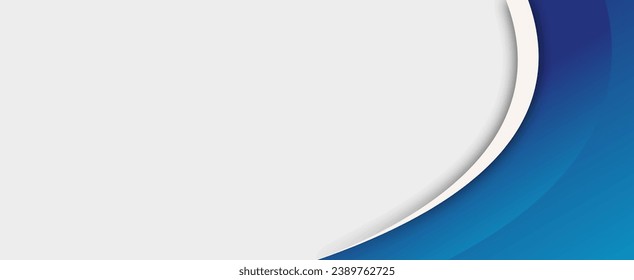 banner de fondo con color azul degradado y espacio vacío para texto