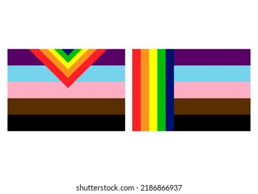 background banner illustration template red orange yellow green blue purple pink brown and black