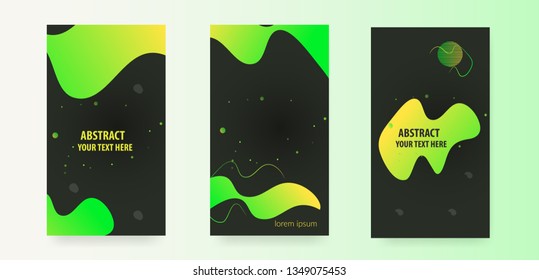 Background banner mobile in modern style. Creative banner, label vector.