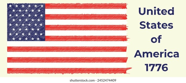 background, banner, poster, templates for stories and posts in social networks, lettering, advertising materials with the image of the American flag