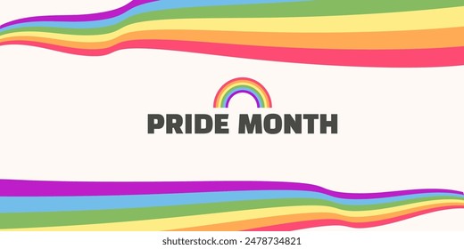 Background banner pride concept. Pride month