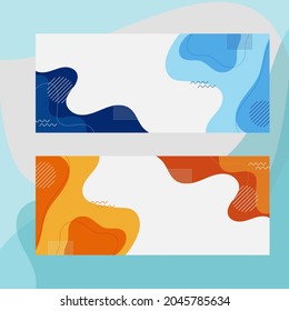 background banner promotion fluid abstract vector