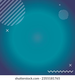 Background banner slide template blue circle