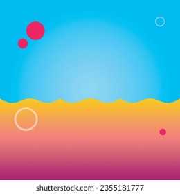 Background banner slide template    blue yellow purple