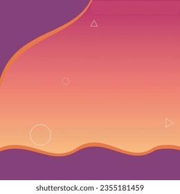 Background banner slide template      purple
