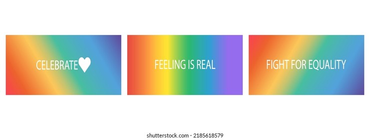 background, banner, template,  with heart and gradient red orange yellow green blue purple and word    