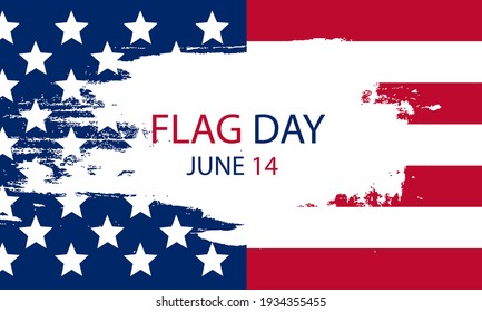 Background banner with usa flag day spot, vector art illustration.