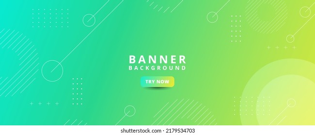 background banners  full colors  bright green gradations