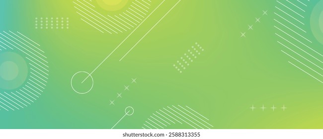 background banners. full of colors, bright green gradations.eps 10