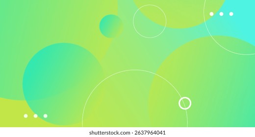 Background banners. full of colors, bright green gradations.