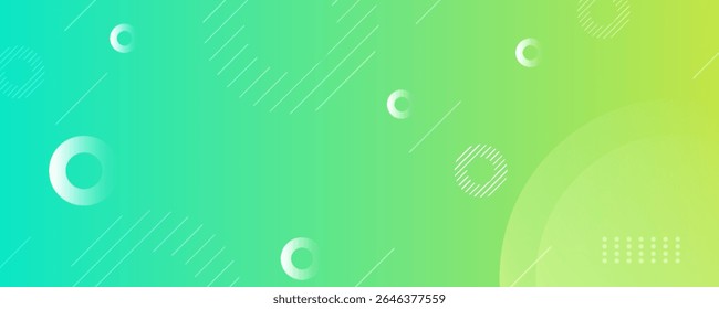 background banners. full of colors, bright green gradations eps 10