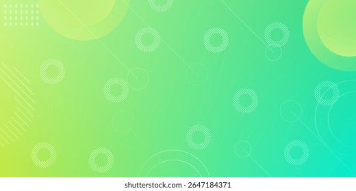 Anuncios de fondo. lleno de colores, gradaciones verdes brillantes