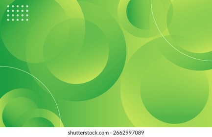 Abstractas fondo de color verde y amarillo. Composición de Formas dinámicas. Vector Eps10