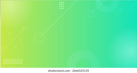 Anuncios de fondo. lleno de colores, gradaciones verdes brillantes