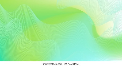 Anuncios de fondo. lleno de colores, gradaciones verdes brillantes