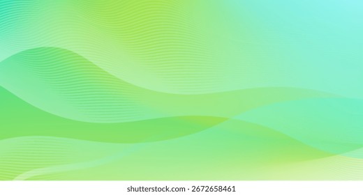 Anuncios de fondo. lleno de colores, gradaciones verdes brillantes