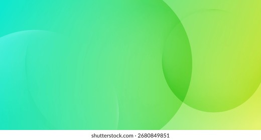 banners de fundo. cheio de cores, gradações verdes brilhantes. EPS 10