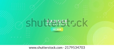 background banners. full of colors, bright green gradations