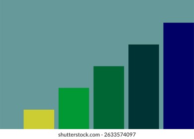 Fondo con motivos de gráfico de barras y colores coloridos
