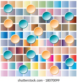 Background from the bars and circles. Vector.