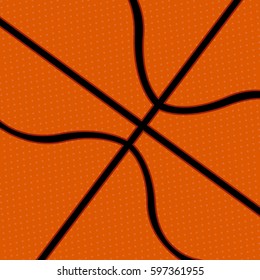 background with basketball ball texture vector illustration