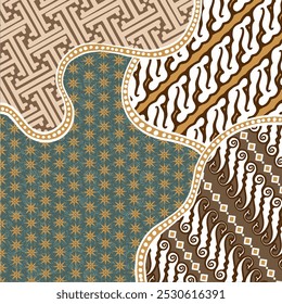 background batik pattern fro indonesia