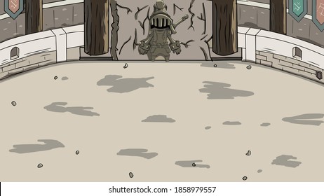 Background of battle arena for 2D video game