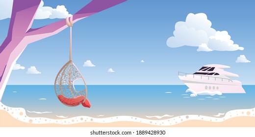 background beach colorfull, good for your design