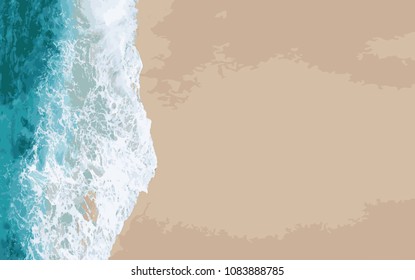 background beach wave