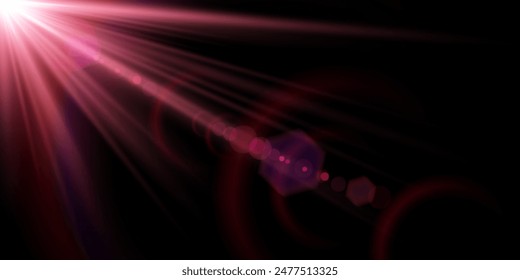 The background is a beam of light or sunbeam vector. It features an abstract golden light that sparkles and flashes like a spotlight, with golden sunlight glitter on a transparent background.