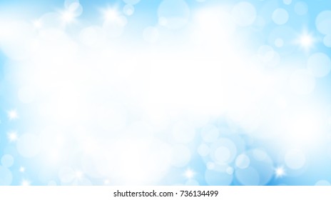 background with beautiful abstract blue for Christmas