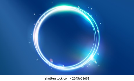 Background with beautiful circular rays. Vector data that is easy to edit.