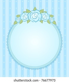Background with beautiful roses. Vector