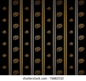 Background with beautiful roses. Vector