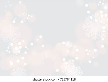 background with beautiful snow