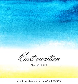 Background with beautiful vector blot. Isolated on white background hand drawn blot for postcard, banner, business card and other.