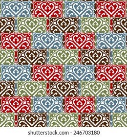 The background of beautiful vintage seamless pattern