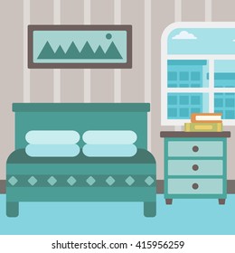 Background of bedroom.