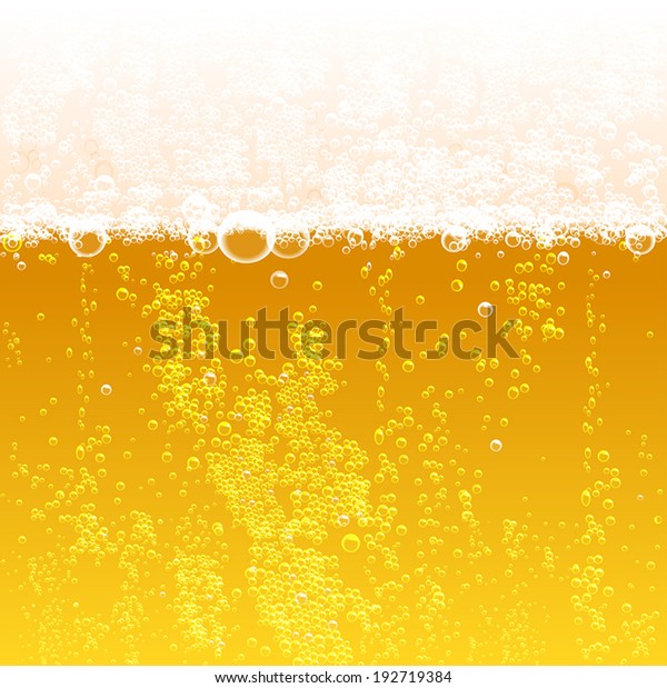 泡と泡を持つ背景ビール のベクター画像素材 ロイヤリティフリー