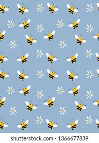 Background with bees
