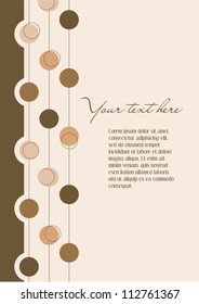 Background beige with abstract elements