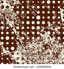 Background of beige and brown paint
