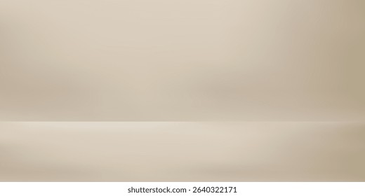 Background Beige Wall Studio Room and White Light,Shadow on Podium Stage for Product,Autumn Brown Backdrop.Fall Season scene banner with sunlight on floor texture,Interior Kitchen with blur gradient 