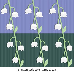 Background with bell flowers