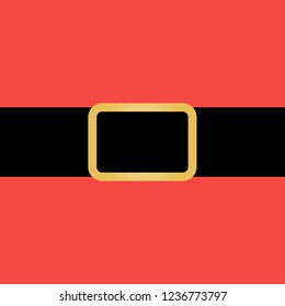 background belt of santa claus. vector