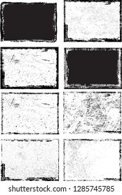 Background. Big set of vector textures .Dust Overlay Distress Grain ,Simply Place illustration over any Object to Create grungy Effect .abstract,splattered , dirty,poster for your design.