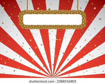 Background with billboard with mall
