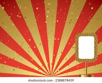 Background with billboard with mall