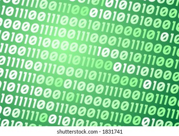 Background with binary data