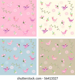 background with birds